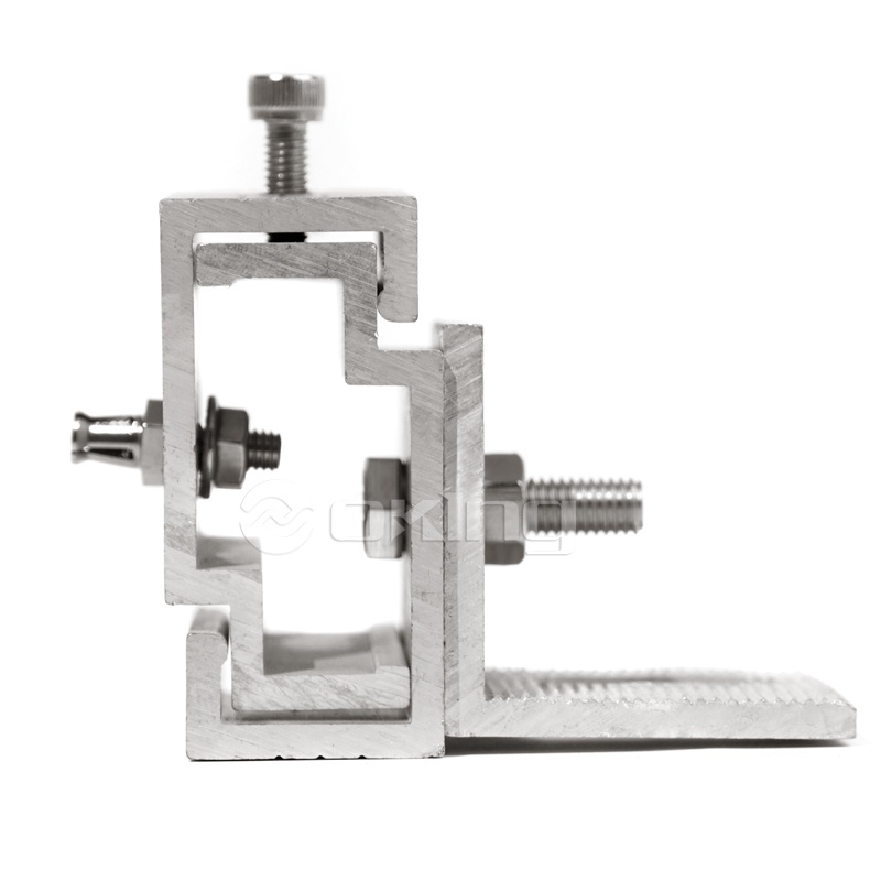 Taş karo kaplama sistemi için alüminyum alaşım m & c braket