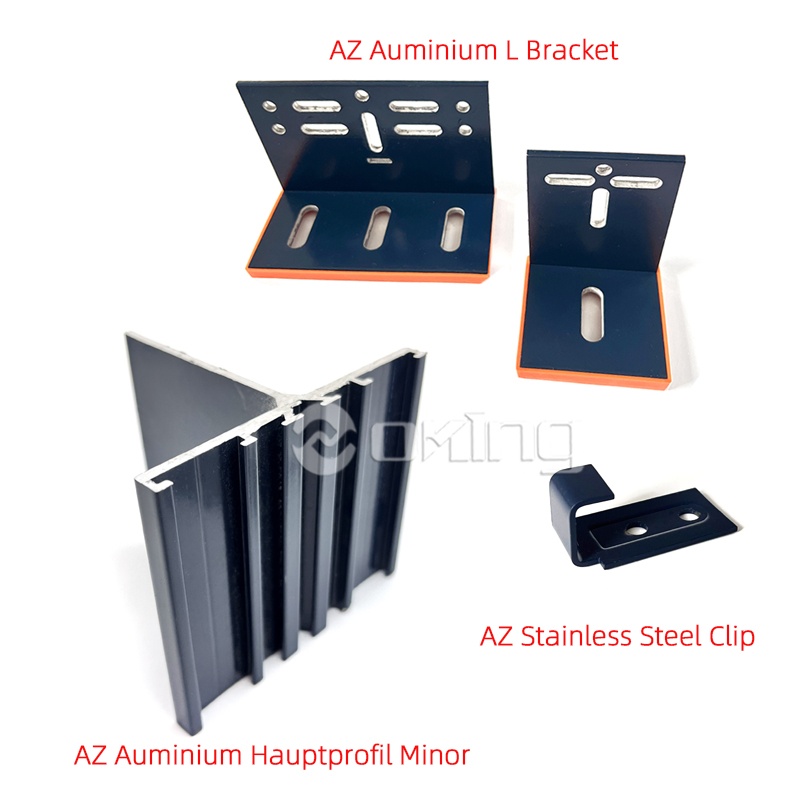 Pişmiş Toprak Seramik Paneller için Gizli/Açık Sabitlemeli Profesyonel Bina Cephe Montaj Sistemi